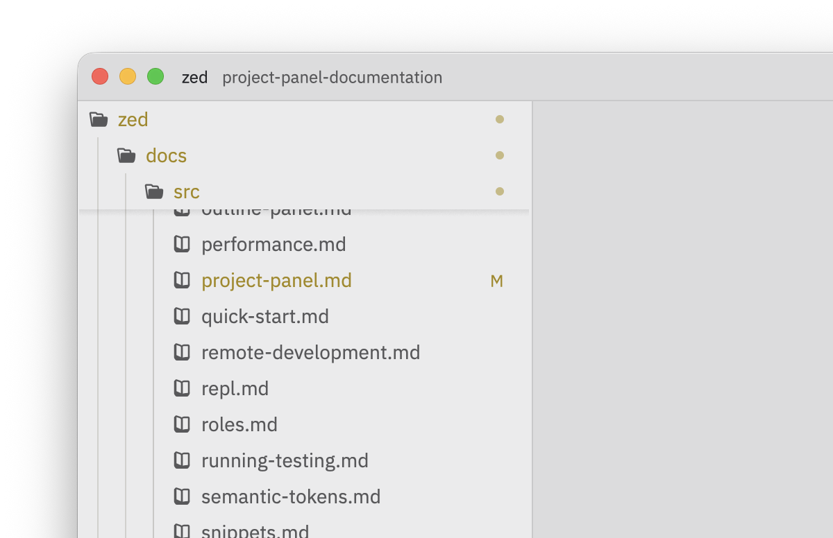 Project Panel: Git Integration